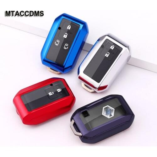 Soft TPU Car Key Case Cover Fob Shell For Suzuki & Mazda 2/3 button Remote Keyless Holder Protection Auto Accessories
