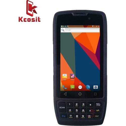 Original Kcosit K42 Android Scanner 1D 2D Laser Barcode Handheld scanner PDA Terminal Wireless Wifi Waterproof 4" Keyboard NFC