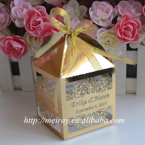 Personalzed Islamic wedding favour boxes,marriage decoration
