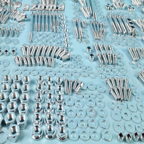 Motorcycle Stainless Steel Bolt kit Complete Full Set Fairing Body Bolt Fastener Fixation Install Screws Nuts for 1987-06 Yamaha
