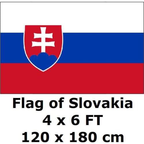 Slovakia Flag 120 x 180 cm Slovak Slovakian Flags And Banners National Flag Country Banner Home Decoration