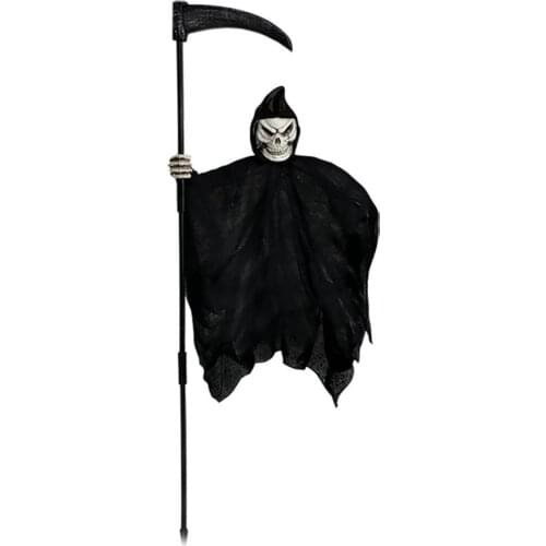Halloween Cosplay Decoration Outdoor Skull Ghost Witch Yard Sign Ornament Grim Reaper Craft Decor Garden Bar Party Decoration
