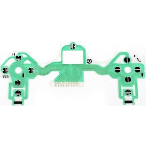 Replacement Button Ribbon Circuit Board Controller for PS4 Dualshock 4 Pro Slim Controller Conductive Film Keypad flex Cable PC