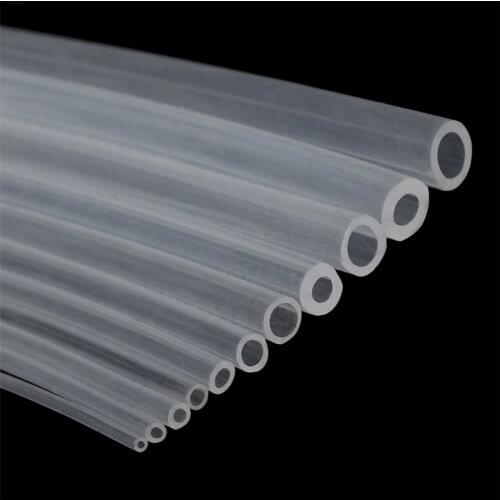 1 meter Transparent Food Grade Silicone tube 2 3 4 5 6 7 8 9 10 mm Flexible Garden Rubber hose Aquarium Soft Tubing Hose