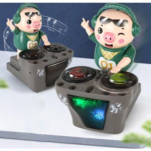 1 Set Musical Kids Toys Move Freely with Trendy Music Interactive Pig Toys Electric Musical Playingthing For Baby