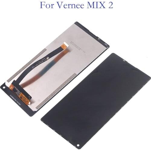 100% original new LCD For Vernee Mix 2 LCD+touch screen digitizer component replacement For Vernee Mix 2 lcd display components