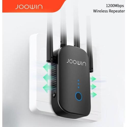 1200Mbps High Power Wifi Repeater Dual Band 2.4+5Ghz Wireless Wifi Roteador Long Range Wifi Extender Wlan Wi-fi Amplifer Antenna