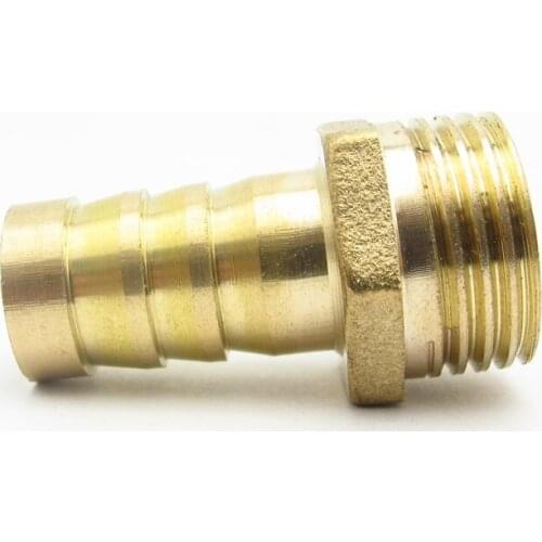 16mm Hose Barb x 1/2" BSP Male Thread Brass Barbed Pipe Fitting Nipple Coupler Connector Adapter For Fuel Gas Water