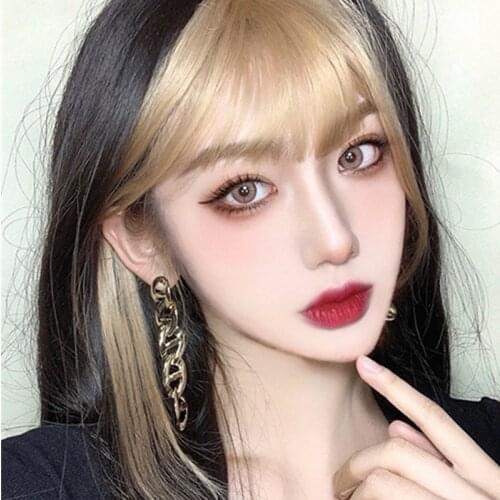 2021 Vintage Metal Chain Stud Earrings for Women Punk Jewelry Female Brincos Goth Long Chains Earring Pendant Wholesale