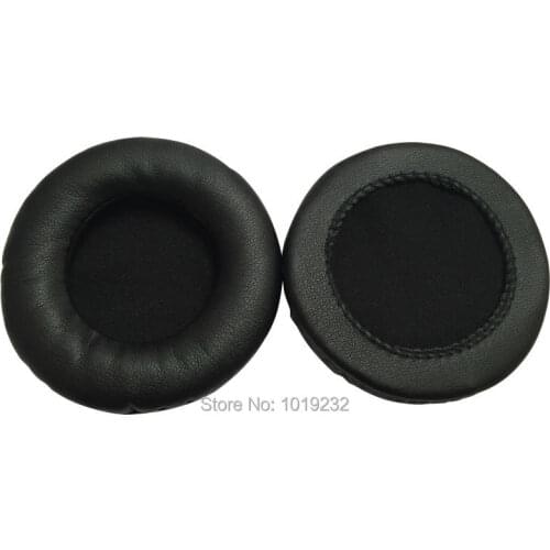 4 PCS=2 Pairs Free Shipping 75MM Replacement Earpads Ear Pads Cushion for AKG K518 K518DJ K518LE K81 Headphones (Black)