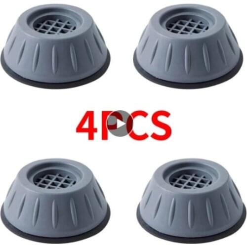 4Pcs Universal Anti-Vibration Feet Pads Washing Machine Rubber Mat Dryer Refrigerator Base Fixed Non-Slip Pad Household Gasket