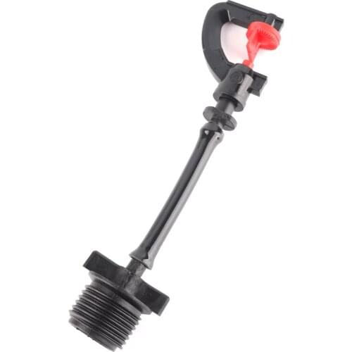 5-50sets Irrigation System 6mm Red Atomized sprinkler Kits with 1/2 Male Thread 4/7mm Hose Foggy Sprinkler Garden Irrigation