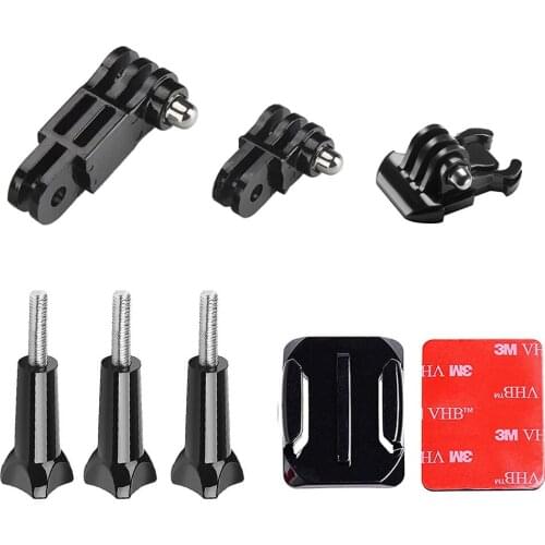 Action Camera Accessories motorcycle helmet accessories for gopro hero 9 9 8 7 6 5 4 for go pro mount for Sjcam Action Camera