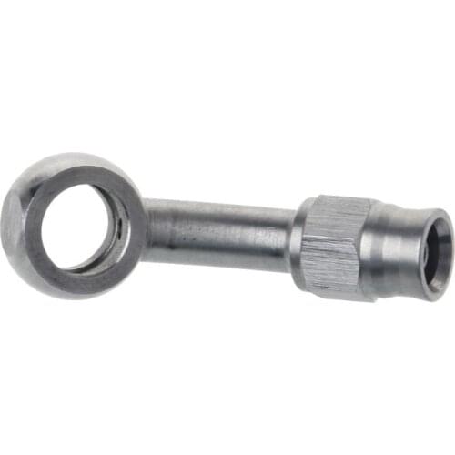 AN-3 to M10 Metric 10mm 45 Degree Stainless Steel Brake Hose Fitting B36B