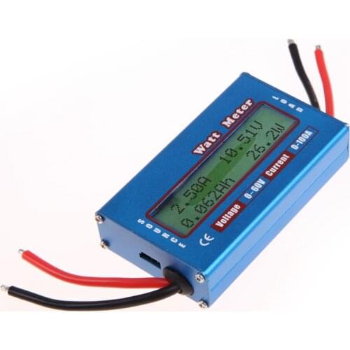 DC Power Analyser Watt Volt Amp Meter 12V 24V Solar Wind Analyzer LCD Digital Current Energy Meter DC Power Analyser Watt Volt