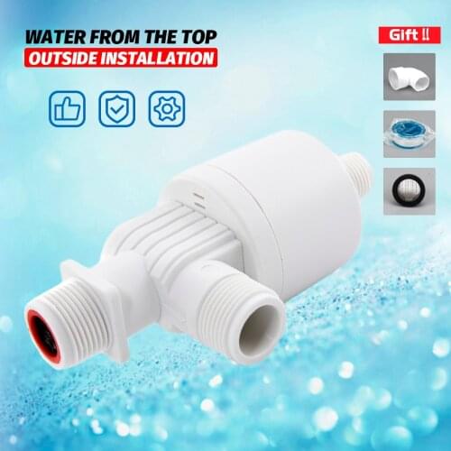 Tower Tank Floating Ball Valve Automatic Water Level Control Valve HT-FQF1/2-4 1/2" 3/4" 1" installed outside the tank