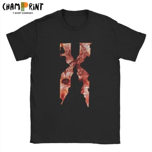 DMX X Red Hip Hop T-Shirts Men Vintage Pure Cotton Tees O Neck Short Sleeve T Shirt New Arrival Clothing