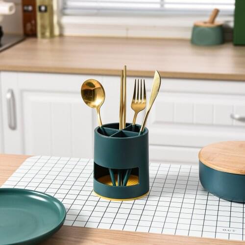 Kitchen Chopstick Holder Countertop Drain Rack Household Chopsticks Spoon Cage Tableware Multifunctional Storage Box