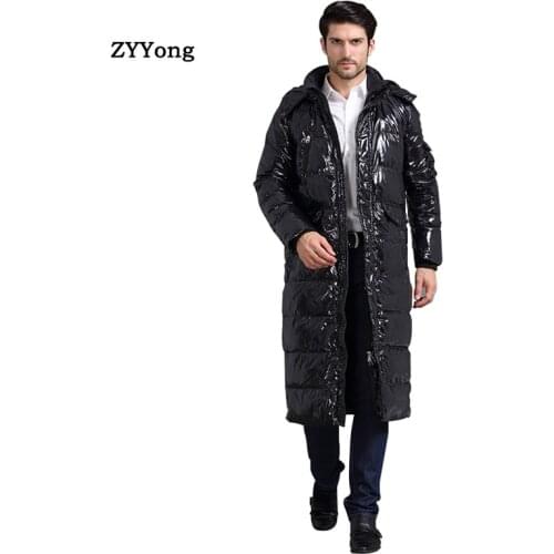 2020 New Jacket Men Winter Long Cotton -50°Jacket Parka Men Coat Detachable Hooded MenS Winter Coat Thicken Plus Size S-4XL