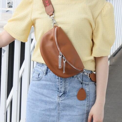 Summer Chest Bag Luxury Designer Brand Womens Bag Genuine Leather Handbags 2021 Fashion Shoulder Messenger Bag Female Purses