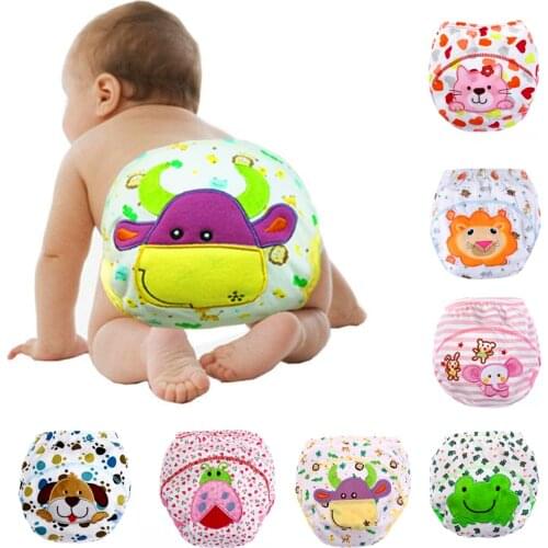 30 Pcs Reusable Baby Potty Training Pants Waterproof Underwear Infant Panties
