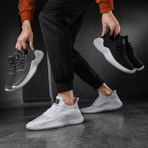 Men Running Shoes 2021 Comfortable Sport Shoes Men Trend Lightweight Walking Shoes Men Sneakers Breathable Zapatillas