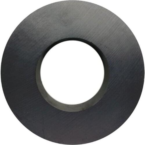 Outer diameter 120mm hole 60mm thickness 20mm work temperature -40 to +220 Celsius permanent ring ferrite magnet