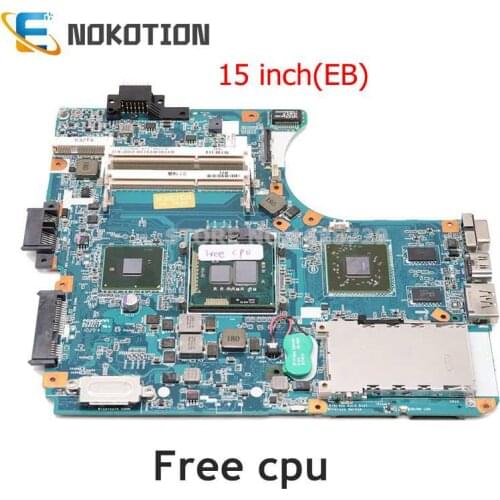 NOKOTION A1794324A A1794333A For SONY Vaio VPCEB VPC-EB laptop motherboard HD 5650 MBX-224 M961 1P-0106J01-8011 with i5 cpu