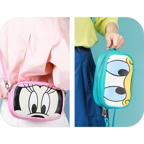 Disney Donald Duck Couple Anime Figures Cartoon Product Cosplay Accessories Casual Shoulder Bag Gifts Unisex