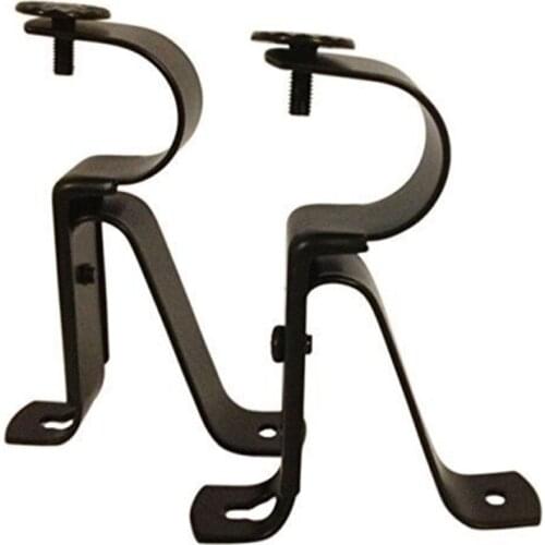 Adjustable Rod Curtain Rod Bracket 28mm Heavy Wall Mount Hanging Bracket Rod Bracket for Window Bedroom Home Curtain Rod 85DA