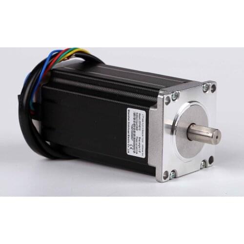 2.6Nm nema23 step motor 112mm DC36V or 48V 3A stepper motor shaft diameter 10mm nema 23 112, 4 wire stepper motor 57hs112
