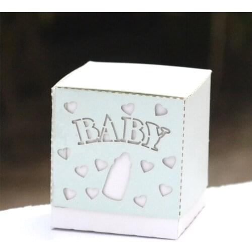 Birthday cake photos cardboard laser cut wedding party favour box gift