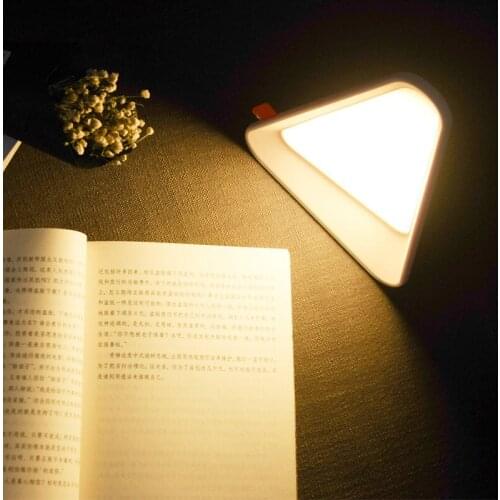 USB Creative Flip Lamp Lights Lighting Rechargeable Adjustable Eye Reading Desk Lamp Desk Lamp Bedroom Headboard