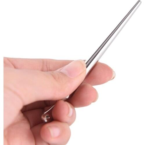 100mm Urethral Dilators Catheters Stainless Steel Penis Plug Urethral Sounds Sex Toys Stretching Male Chastity Device