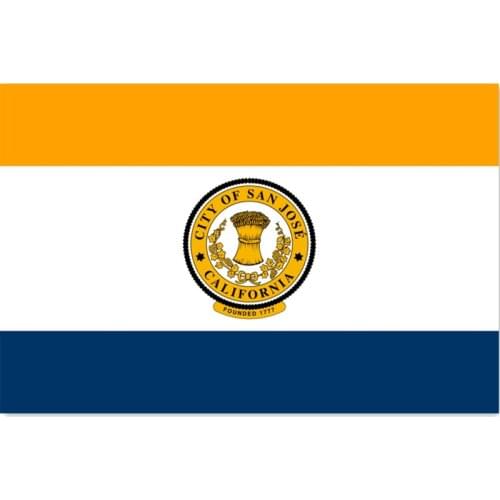 60x90cm/90x150cm/120x180cm USA California Flag of San Jose California