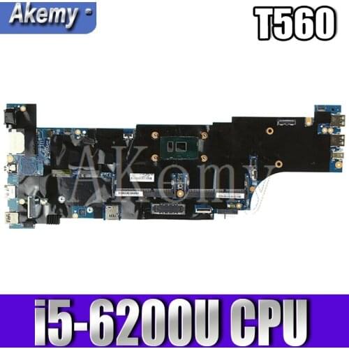 Brand NEW T560 Mainboard For Lenovo THINKPAD T560 Laptop Motherboard with I5-6200U 01AY308 TEST 100