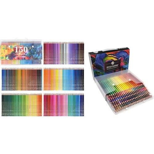 120/150 Colors Watercolor Pencils Water Soluble Colored Pencils for Art Students