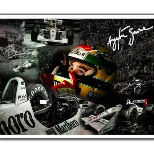 Full drill 5D DIY Diamond embroidery Racing Senna Silva Racer 5D Diy Diamond Painting Cross Stitch Rhinestone Decor