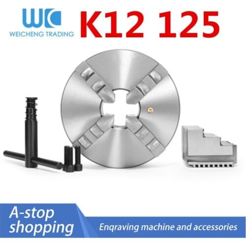 Four-jaw self-centering chuck K12 manual linkage 1PC K12 125