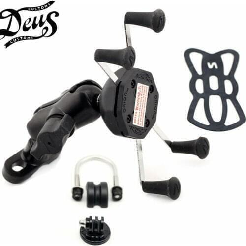 X-Grip Phone Holder USB Charger For BMW R1150GS R1150R R1200GS R1200R G650GS K1200R K1300R Motorcycle GPS Navigation Bracket