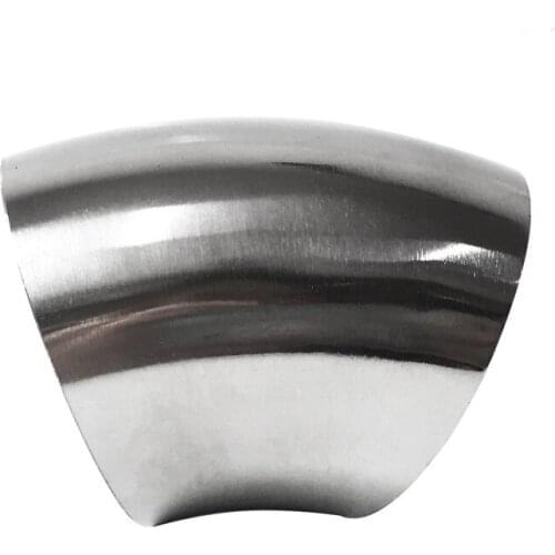 OD 12.7 16 19 22 25 28 32 34 38 40 42 45 48 51-114mm 304 316L Stainless Elbow Sanitary Butt Welding 45 Deg Pipe Fitting Homebrew