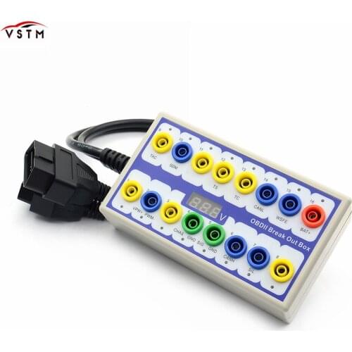 Hot Saleing Connector Detector Diagnostic Auto Car OBD 2 Break Out Box OBD2 Breakout Box OBD OBDII With Good price