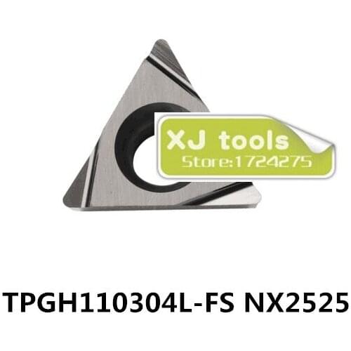 10pcs TPGH110304L-FS NX2525 ceramic inserts, ceramic Turning inserts.metal ceramics blade For STUPR