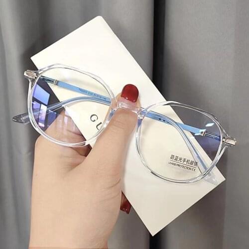 Iboode New Fashion Ultralight Anti Blue Rays Finished Myopia Glasses Classic Prescription Optical Eyewear Diopter -1.0 To -6.0