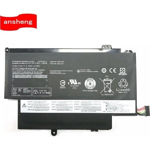 Original 45N1705 45N1707 45N1704 45N1706 Laptop Battery For Lenovo ThinkPad Yoga S1 120 S240 20CD/20C0 Yoga 12 20DL/20DK Pro