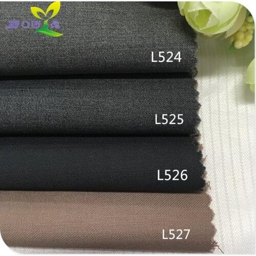 1M/Autumn and winter wool fabric cloth wholesale high-grade suit black gray overalls pants color and coat