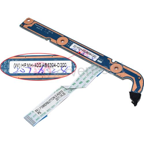 FOR HP FOR Pavilion DV6-6000 Series Power Button Board With Cable HPMH-40GAB6304-D200 not brand new