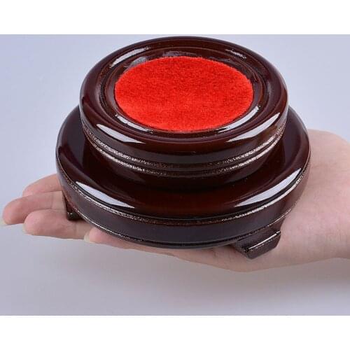 Hot!Hot!!Wood Display Stand For 150MM Crystal Ball Sphere Globe Stone Holder Polished