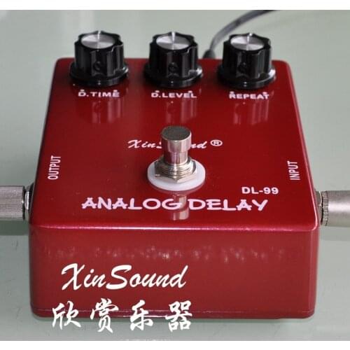 TRUE BBD Chip Analog Delay DL-99A Guitar Effects Pedal and True Bypass by XinSound