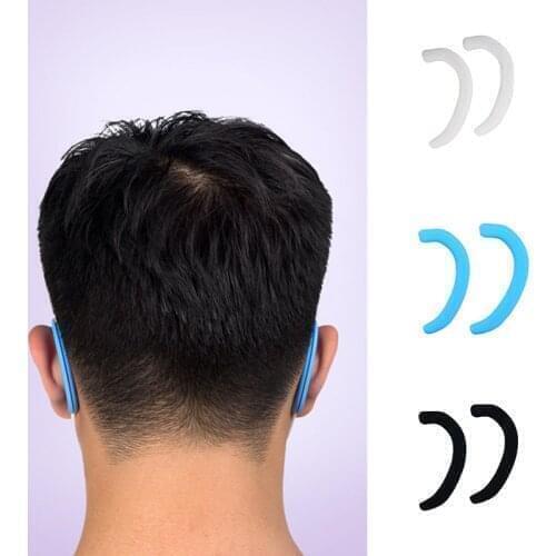 Silicone Ear Hook Mask Earmuffs Women And Men Soft Elastic Anti-Pain Invisible Earmuff Protection Ear Light Mackaccessorie